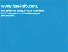 Tablet Screenshot of hse-info.com